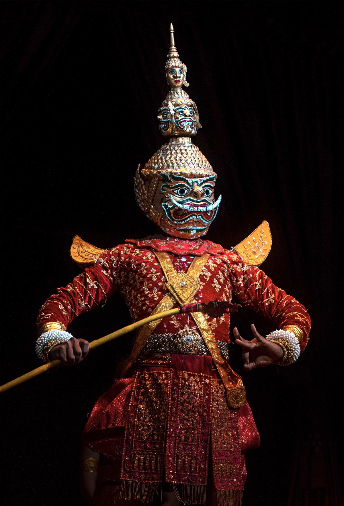Danseur saisi en plein mouvement